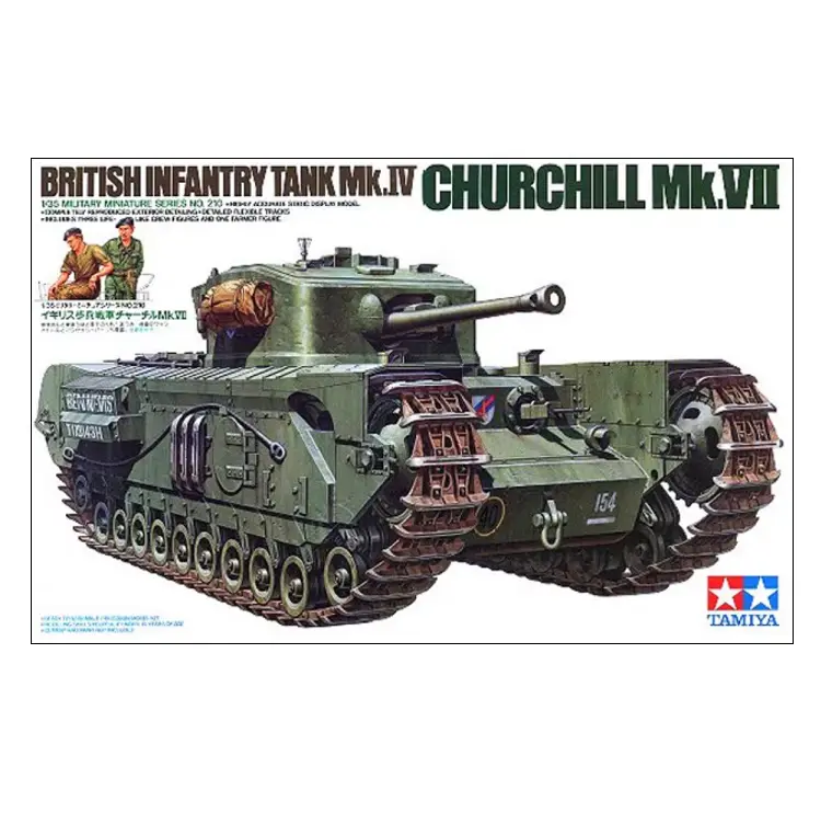 Tamiya Churchill Mk. Vii Tank 1:35 - 35210 1