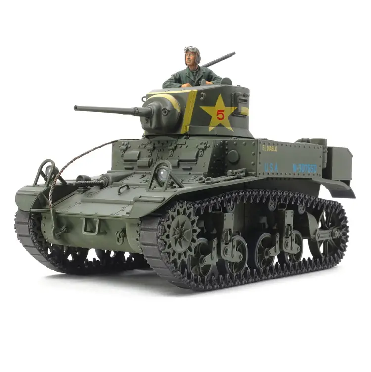 Tamiya M3 U.S. Stuart Late Production Light Tank 1:35 - 35360 2