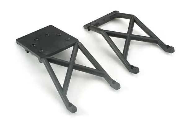 Traxxas Skid Plates Black Fr & Rr Suit Stampede/ Bigfoot 2Wd - 3623 1