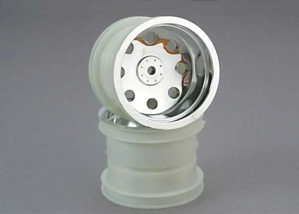 Traxxas 2.2In 8-Hole Chrome Wheels Fr 2Pcs - 3673 1