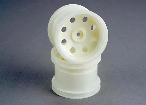 Traxxas 2.2In 8-Hole White Nylon Wheels Rr 2Pcs - 3674 1