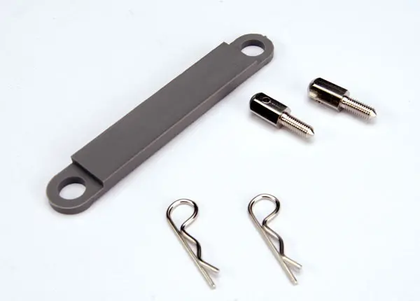 Traxxas Battery Hold Down Plate Grey - 3727A 1