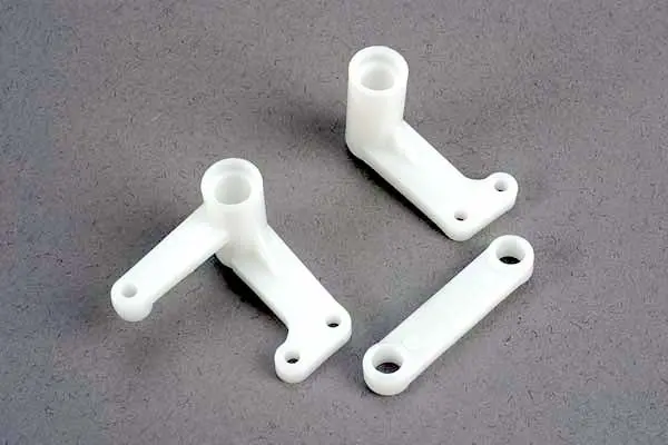 Traxxas Steering Bellcrank & Draglink White - 3743 1