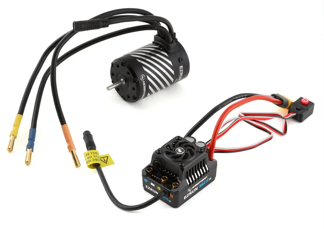 Hobbywing Ezrun Max10 5400Kv 3652Sd G3 Motor & 80A G2 Sensored Brushless Esc 2S Max - Hw38020348 1