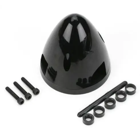 Dubro 51Mm 3-Blade Spinner Black - Dbr542 1