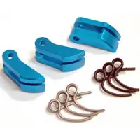 Lightweight Alu Clutch Shoes - Blue 3Pcs 1