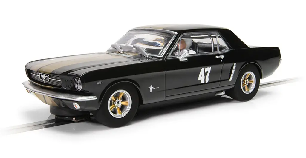 Scalextric 1966 Ford Mustang Black And Gold - C4405 1