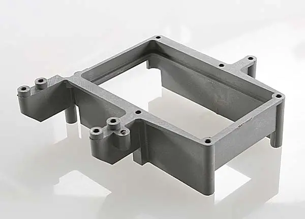 Traxxas Fuel Tank Box & Throttle Servo Mount Grey - 4432A 1