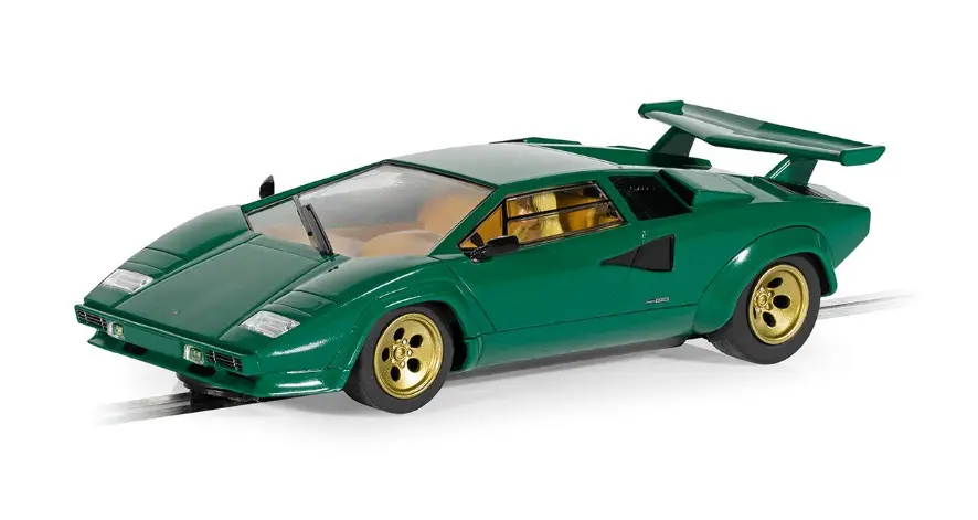 Scalextric Lamborghini Countach Green - C4500 1