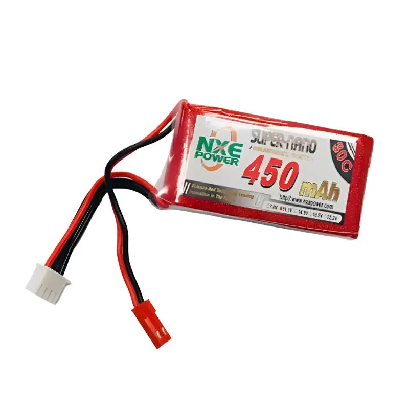 Nxe 450Mah 11.1V 30C Lipo Battery Sc Jst - 450Sc303sjst 1