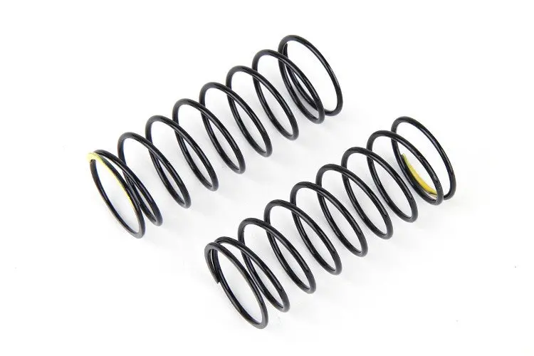 A215e  Rear Shock Spring Soft (Black/Yellow) (2) 1