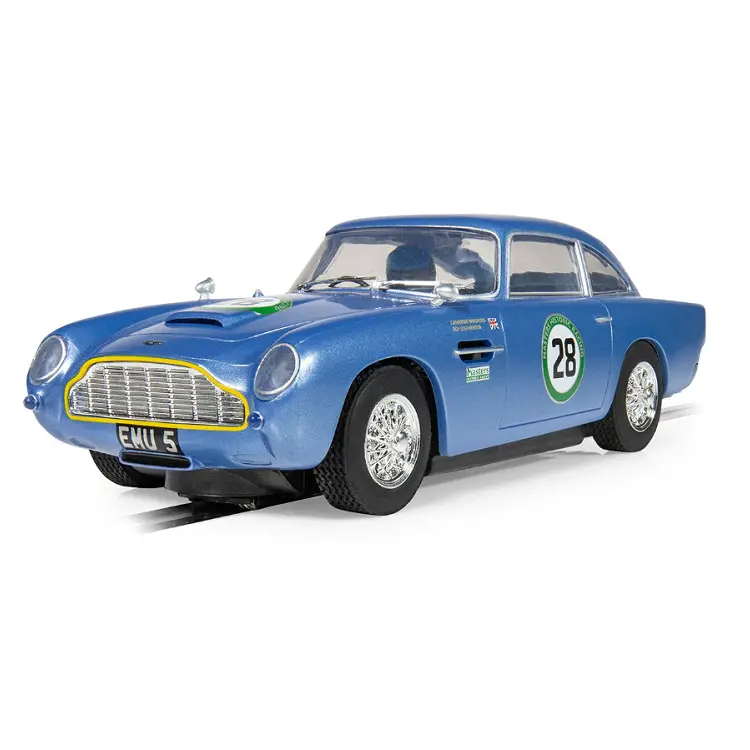Scalextric Aston Martin Db5 - Blue/Yellow - Historic Gt Racing - C4599 1