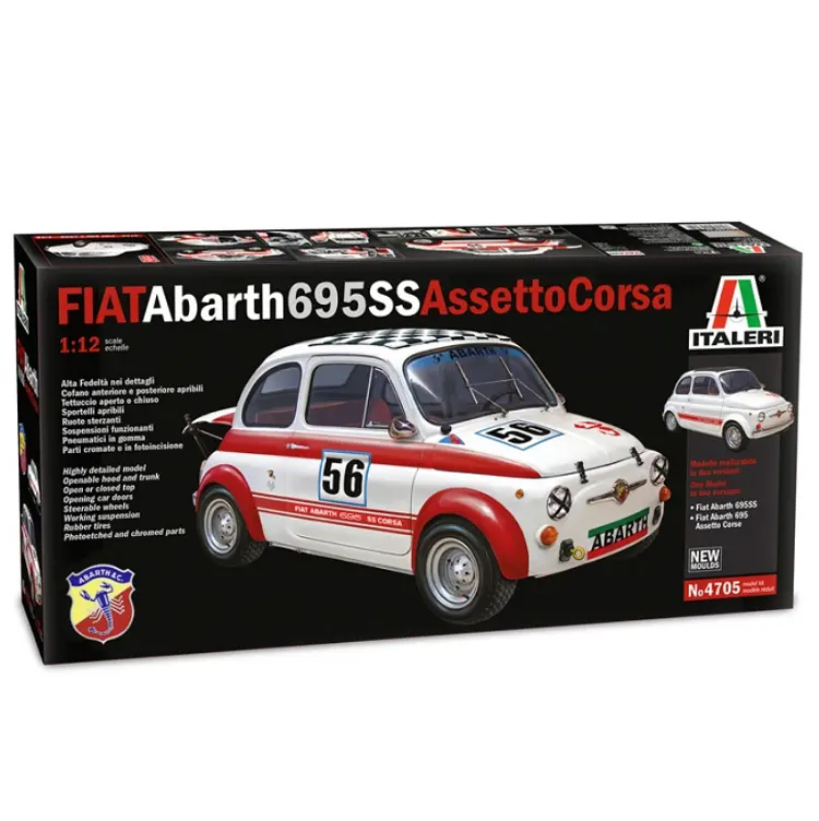 Italeri Fiat Abarth 695 Ss 1:12 - 4705S 1