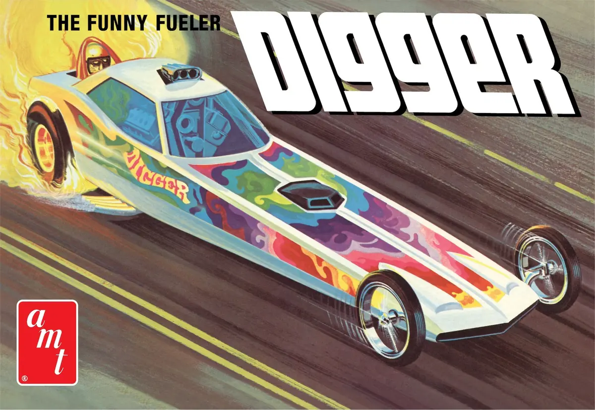 Amt Digger Dragster Fooler Fueler 1:25 - Amt1154 1