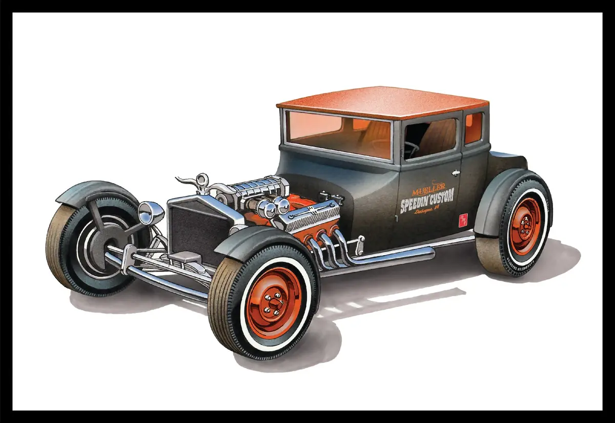 Amt 1925 Ford Model T Chopped 2-In-1 1:25 - Amt1167 1