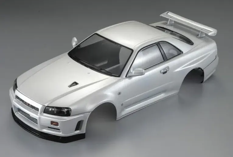 Killerbody Nissan Skyline R34 White Finished Bodyshell 195Mmw 257Mmwb - Kb48644 1