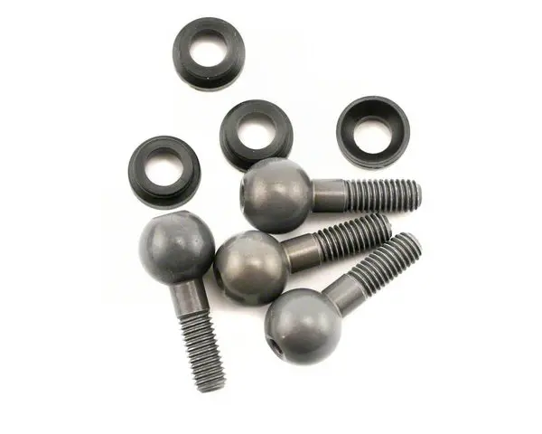 Traxxas Pivot Balls Ptfe Hard Anodised W/ Bushings 4Pcs/Ea - 4933X 1