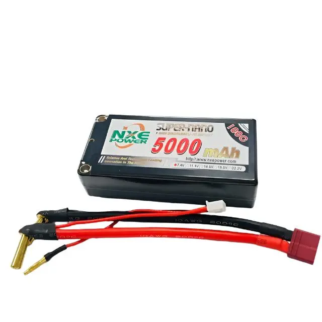 Nxe 5000Mah 7.4V 100C Shorty Lipo Battery Hc Deans - 5000Hc1002sdean 1
