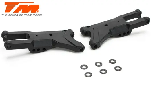 Team Magic E4d Fr Lower Arm Set - Tm503337 1
