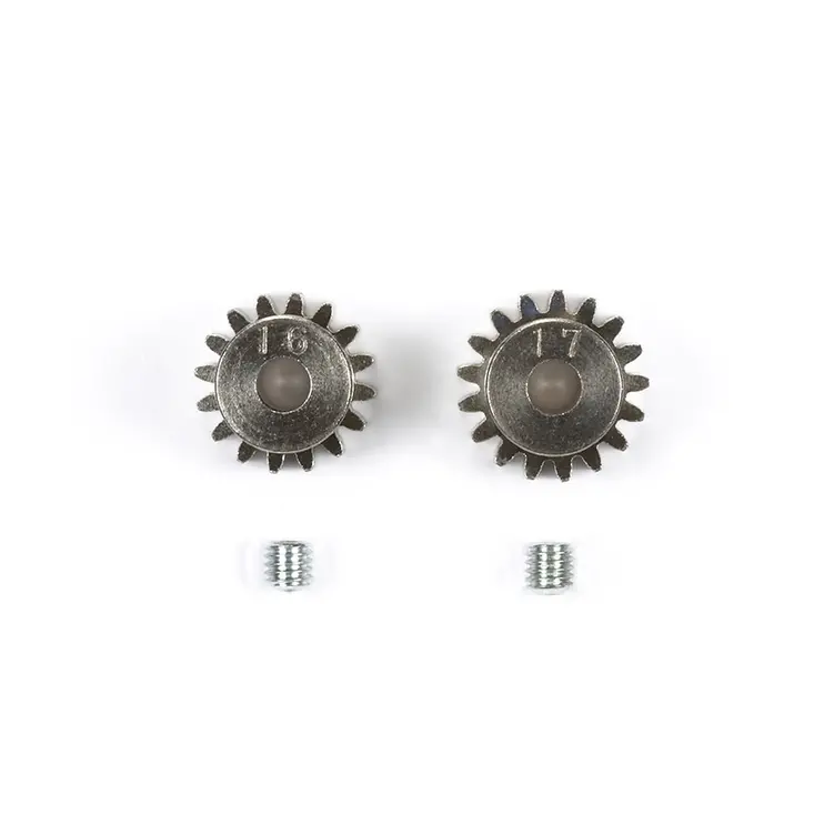Tamiya 16T & 17T 0.6P Pinion Gears - 50354 1