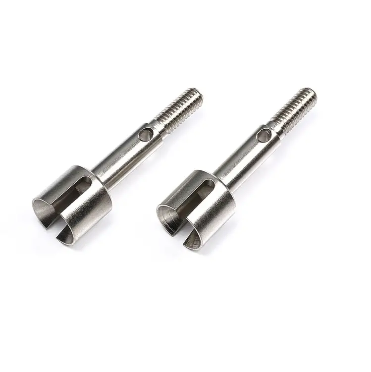 Tamiya Fr. Wheel Axle Suit M-05/ 06/ Dt-02/ Df-03 2Pcs - 50823 1