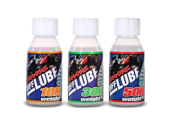 Traxxas 10K 30K 50K Silicone Diff Oil Kit 50Ml/Ea - 5136X 1