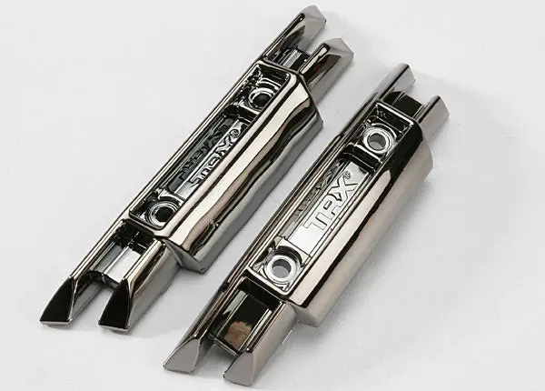 Traxxas Bumpers Fr & Rr Black Chrome - 5335X 1