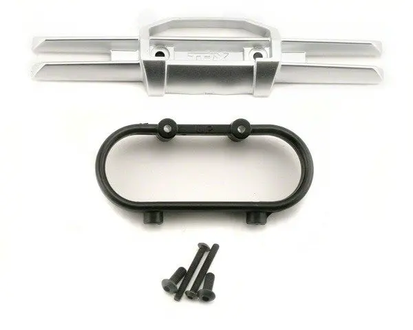 Traxxas Rear Bumper Satin Chrome W/ Mount & Screws - 5336 1