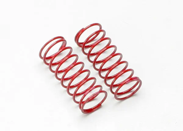 Traxxas Gtr Shock Springs Fr/Rr 1.4 Dbl Pink Rate Red Finish 2Pcs - 5433A 1