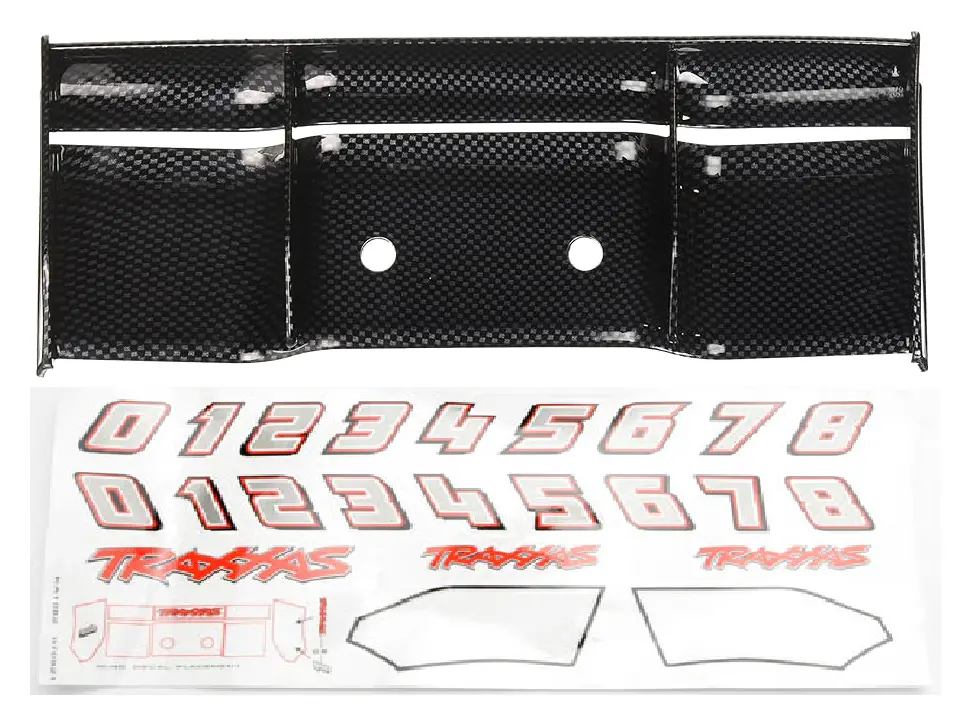 Traxxas Rear Wing Exo-Carbon Suit Revo - 5446G 1