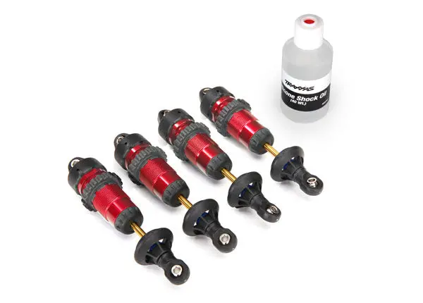 Traxxas Gtr Shocks Red Aluminium Assembled No Springs 2Pcs - 5460R 1