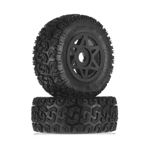 Arrma Dboots Sidewinder 2 2.2/3.0 Sc 6S Wheel And Tyre Set 17Mm Hex 2Pcs Arac9422 - Ar550003 1