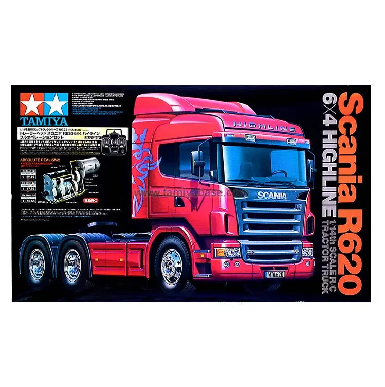Tamiya Scania R620 6X4 Highline Tractor Truck Kit 1:14 - 56323 1