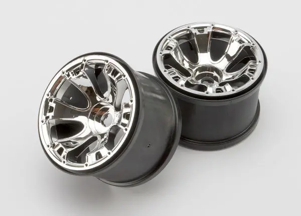 Traxxas Geode 3.8In Chrome Wheels 17Mm 2Pcs - 5671 1