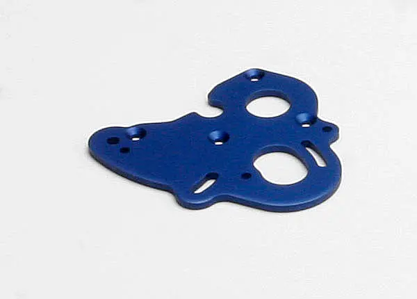 Traxxas Twin Motor Plate Blue Aluminium - 5690 1