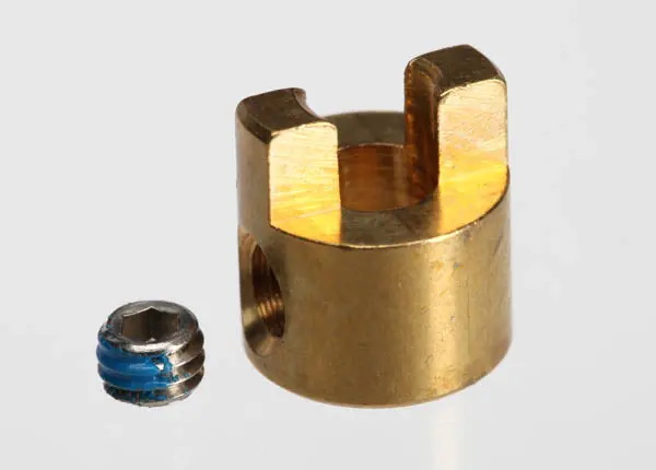 Traxxas Drive Dog Brass W/ Stainless Grubscrew - 5728 1