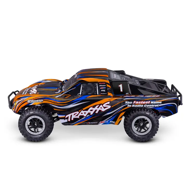 Traxxas Slash 2Wd Bl-2S Ehd Orange Short Course Truck W/ Tq 2.4Ghz Radio And 3300Kv Brushless Driveline - 58334-4Orng 2