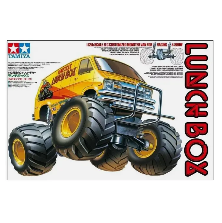 Tamiya Lunch Box (2005) Cw-01 No Esc Kit 1:12 - 58347A 1