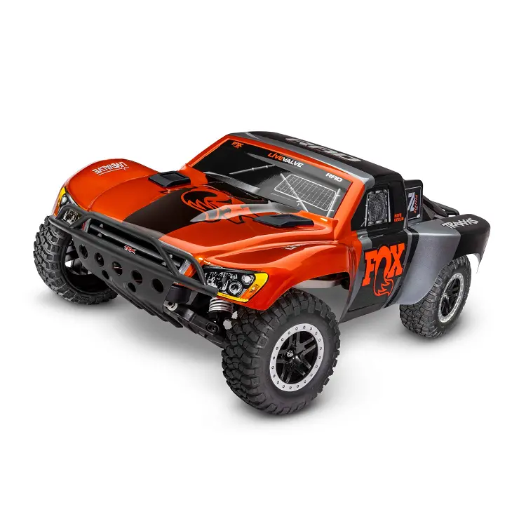 Traxxas Slash 2Wd Vxl Ehd Fox Short Course Truck W/ Tqi 2.4Ghz Radio, 3500Kv Brushless Motor, Magnum 272R Transmission & Tsm - 58376-74Fox 1