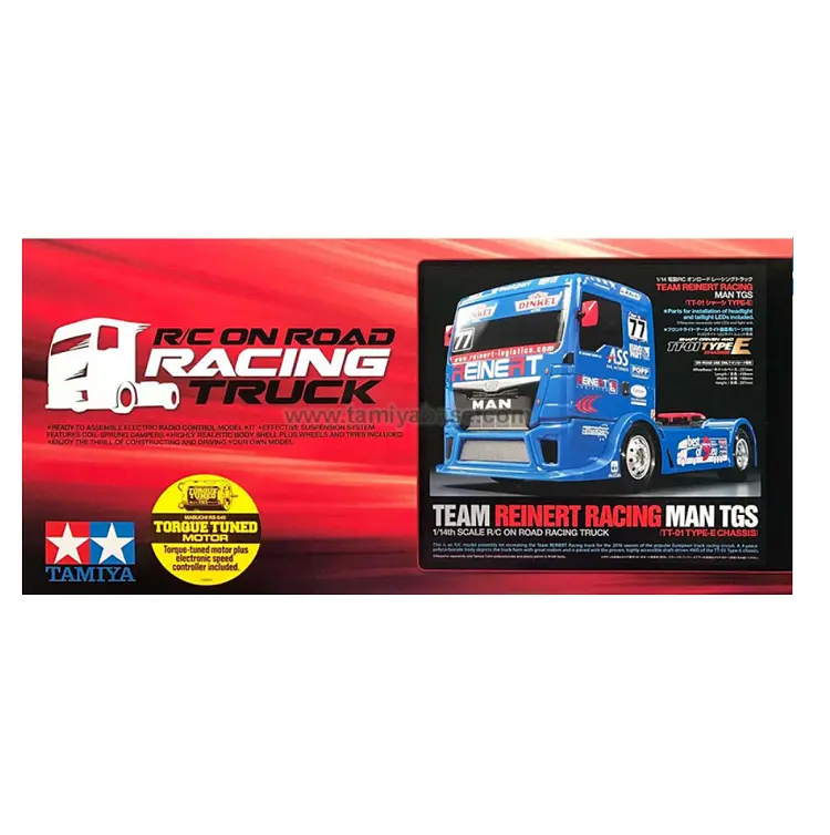 Tamiya Reinert Racing Man Tgs Tt-01E Kit 1:10 - 58642 1