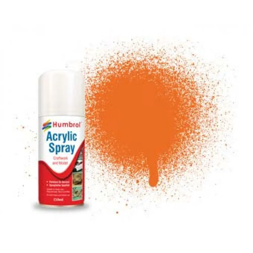 Humbrol No.18 Orange Acrylic 150Ml - 6018 1