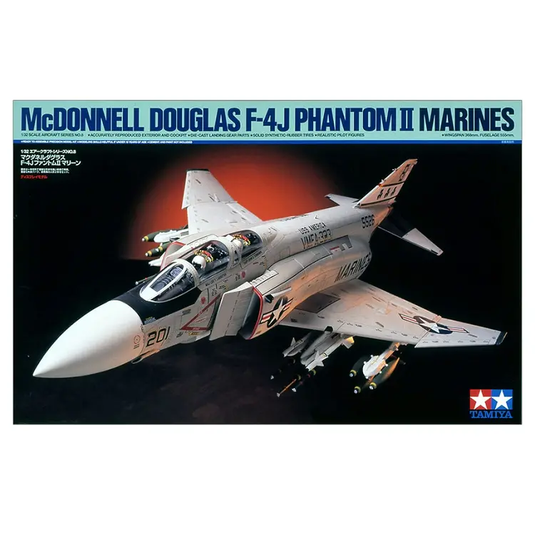Tamiya Mcdonnell Douglas F4j Phantom Ii 1:32 - 60308 1