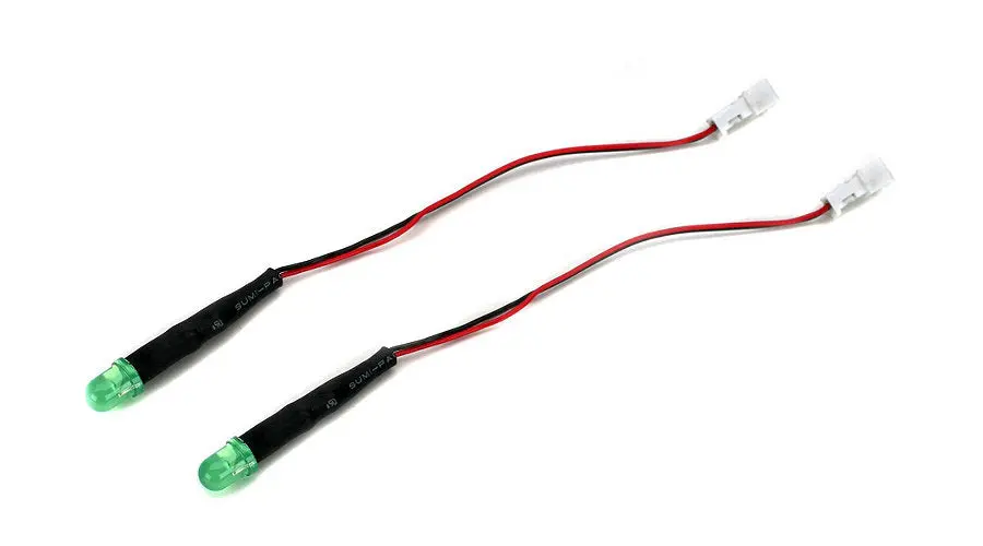 E-Flite Green Solid Leds Suit Universal Light Kit 2Pcs - Efla604 1