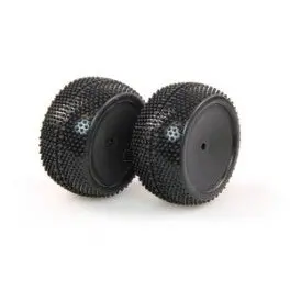 Hbx Pin Tyre On Black Dish Wheel Suit Quakewave 2Pcs - Hbx-Kb-61025 1