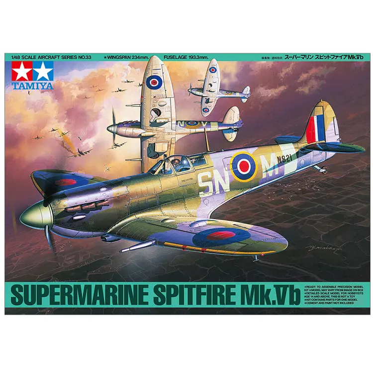 Tamiya Supermarine Spitfire Mk.Vb 1:48 - 61033 1