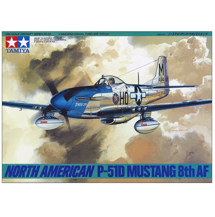 Tamiya North American P-51D Mustang 8Th Air Force 1:48 - 61040 1