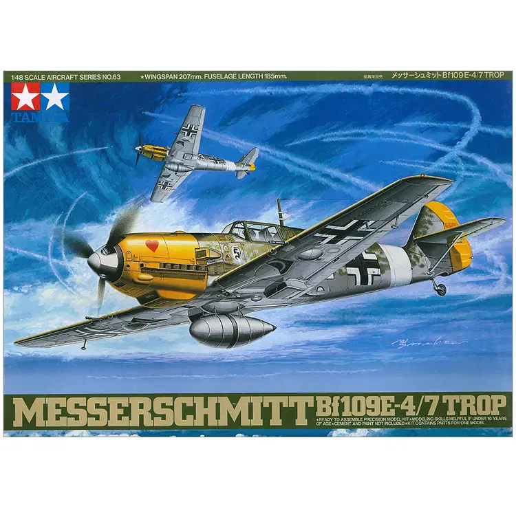 Tamiya Messerschmitt Bf109 E-4/7 1:48 - 61063 1
