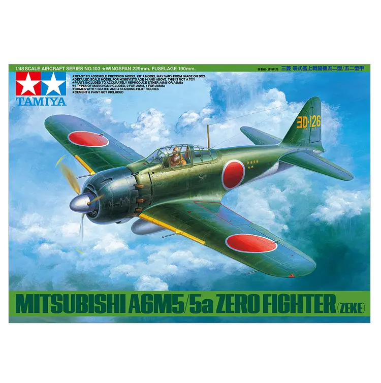 Tamiya Mitsubishi A6m5/5A Zero 1:48 - 61103 1
