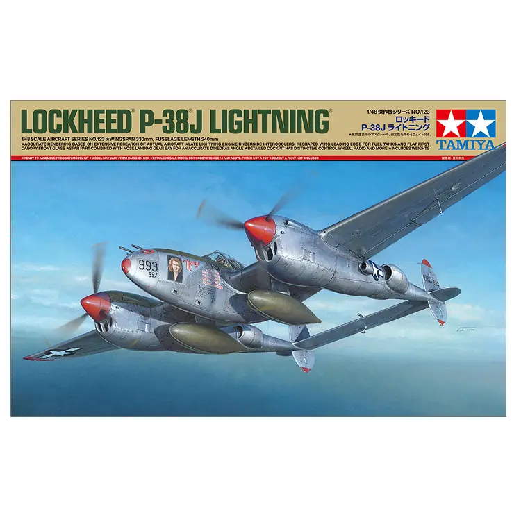 Tamiya Lockheed P-38J Lightning 1:48 - 61123 1