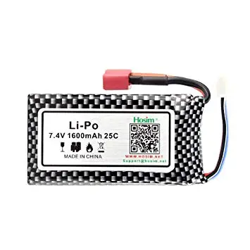 Trc 1600Mah 7.4V Lipo Battery W/ Deans Plug - 9125-Dj02 1